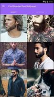 Cool Bearded Boy Wallpaper Plakat