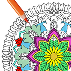 Livre de coloriage Mandala icône