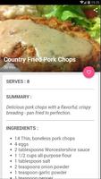 Country Fried Pork Chops Recipe Affiche
