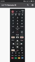 LG TV Remote IR Affiche