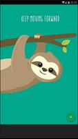 Cute Sloth Wallpaper ポスター