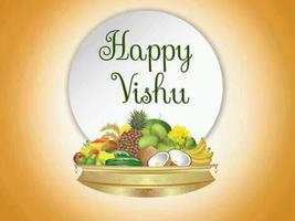 Happy Vishu Greetings Plakat