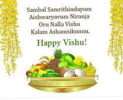 برنامه‌نما Happy Vishu Greetings عکس از صفحه
