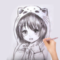 Draw Person with Pencil