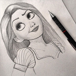 رسم شخصية الأميرة