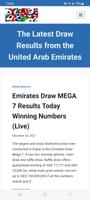 Draw Results - Arab Emirates Poster