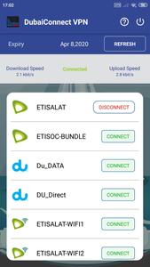 برنامه‌نما Dubai Connect vpn عکس از صفحه