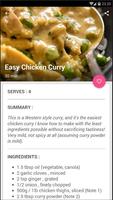 Easy Chicken Curry Recipe captura de pantalla 2