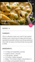 Easy Chicken Curry Recipe capture d'écran 2