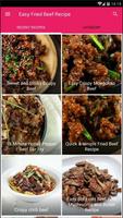 Easy Fried Beef Recipe Affiche