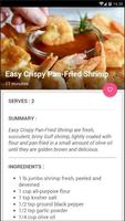 Easy Fried Shrimp Recipe capture d'écran 3