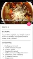 Easy Italian Soup Cook Recipe captura de pantalla 1