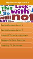 English Grammar Comprehension Passage Practice تصوير الشاشة 3
