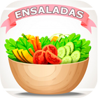 Salades saines en espagnol icône
