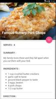 Famous Buttery Pork Chops Recipe capture d'écran 3