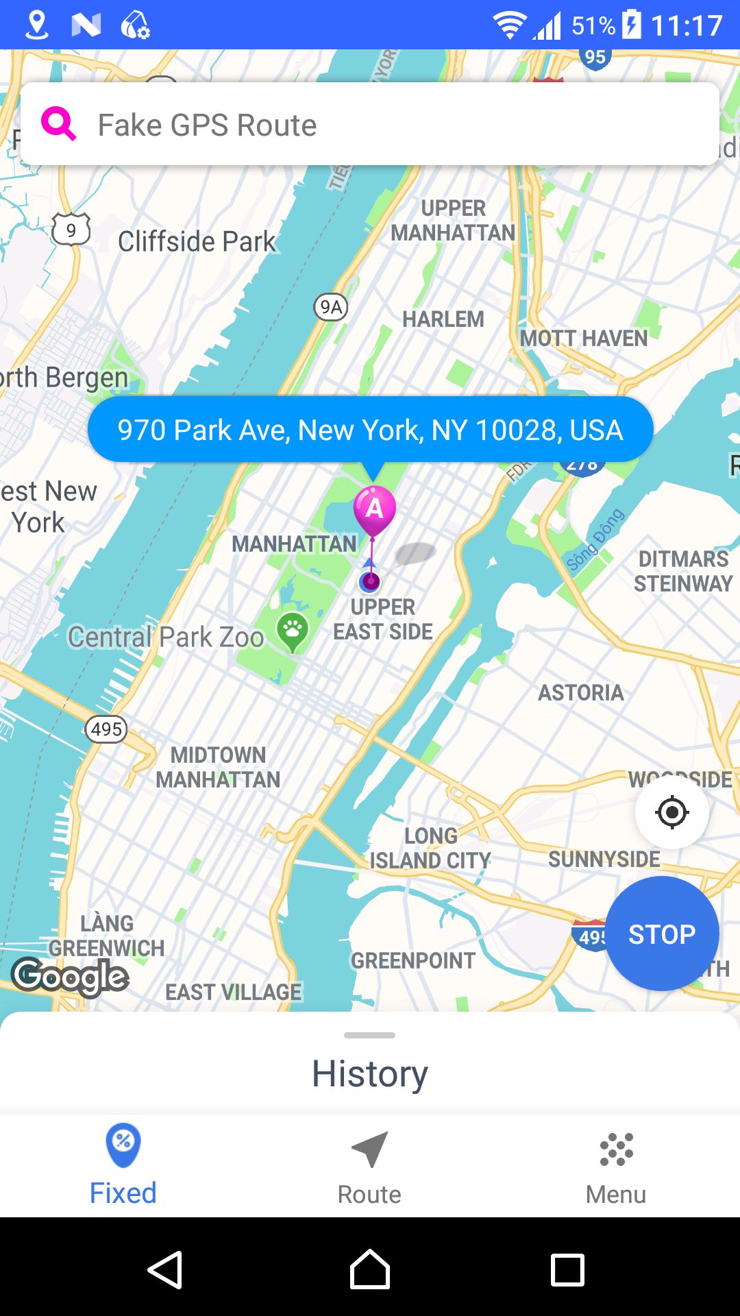 Fake GPS Route APK für Android herunterladen