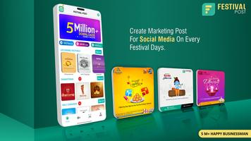 Festival Poster Maker & Post постер