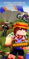 Skins de mods para Minecraft Cartaz
