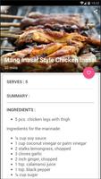 Filipino Chicken Inasal Recipe capture d'écran 3