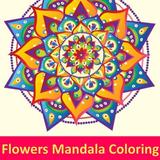 آیکون‌ Flowers Mandala Coloring Book : Coloring Pages