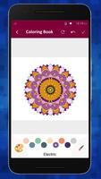 Flowers Mandala Coloring Book : Coloring Pages captura de pantalla 2