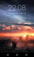 Galaxy Rainy Lock Screen, Gala Ekran Görüntüsü 1
