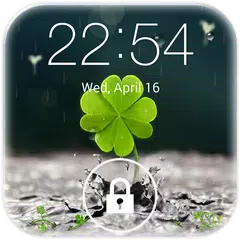 Скачать Galaxy rainy lockscreen APK