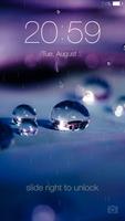 Galaxy rainy lockscreen ảnh chụp màn hình 1