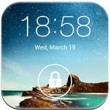 Stars live wallpaper locker أيقونة