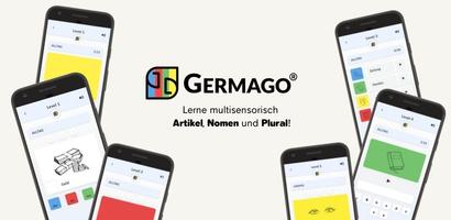 Der Die Das GERMAGO-App plakat