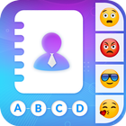 Emoji Contact - Contact Emoji Maker 圖標