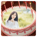 Gâteau d'anniversaire avec nom et photo APK