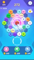 Poppin hexa2048 Hexagon puzzle screenshot 2