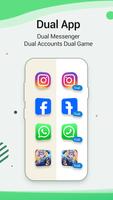 Dual App الملصق