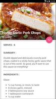 Honey Garlic Pork Chops Recipe capture d'écran 3