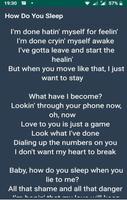 Sam Smith - How Do You Sleep Lyrics capture d'écran 1