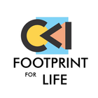 Footprint for life-icoon