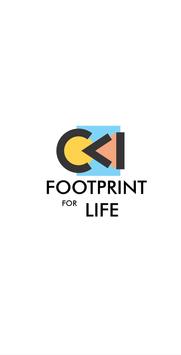 Footprint for life poster