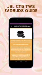 JBL C115 TWS Earbuds Guide XAPK download
