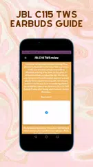 JBL C115 TWS Earbuds Guide XAPK download