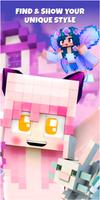 برنامه‌نما Kawaii Skins for Minecraft عکس از صفحه