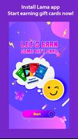 Lama Gift - Let's earn some gift card! โปสเตอร์