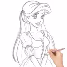 Tutoriel de croquis dessiner icône