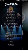 Songs of Lionel Richie اسکرین شاٹ 3