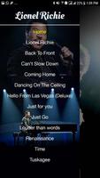 برنامه‌نما Songs of Lionel Richie عکس از صفحه