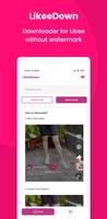 Video Downloader for Likee - W الملصق