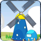 Cartoon Windmill LiveWallpaper Zeichen