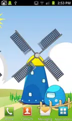 Cartoon Windmill LiveWallpaper APK download