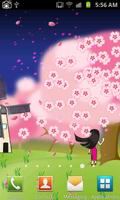 Sakura Love Live Wallpaper screenshot 2