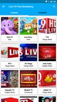 Free Live TV Channels - Telugu poster